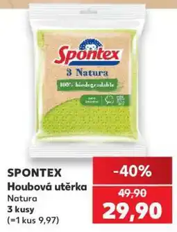 Kaufland SPONTEX Houbová utěrka Natura nabídka