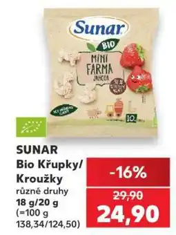 Kaufland SUNAR BIO Křupky/Kroužky nabídka