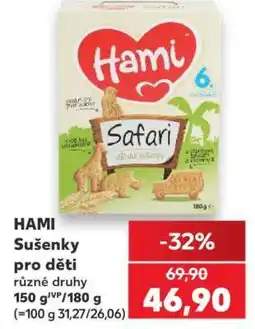 Kaufland HAMI Sušenky pro děti nabídka
