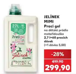 Kaufland JELÍNEK MIMI Prací gel nabídka