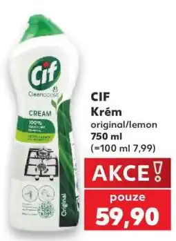 Kaufland CIF Krém Original/Lemon 750 ml nabídka