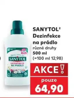 Kaufland Sanytol Dezinfekce na prádlo nabídka