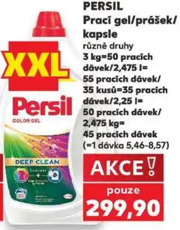 Kaufland PERSIL Prací gel/prášek/ kapsle nabídka
