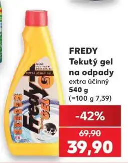 Kaufland FREDY Tekutý gel na odpady nabídka