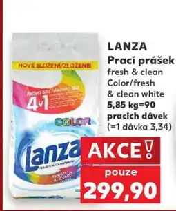 Kaufland Lanza PRACÍ PRÁŠEK nabídka