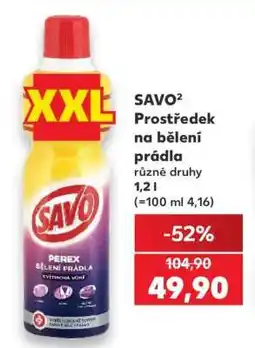 Kaufland SAVO² Prostředek na bělení prádla nabídka