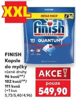Kaufland Finish kapsle do myčky nabídka