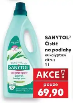 Kaufland Sanytol čistič na podlahy nabídka
