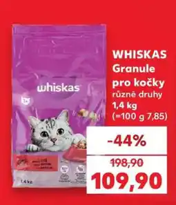 Kaufland Whiskas Granule pro kočky nabídka