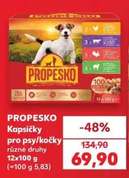 Kaufland PROPESKO Kapsičky pro psy/ kočky nabídka