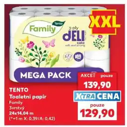 Kaufland Tento toaletní papír nabídka