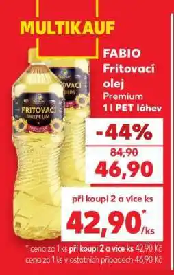 Kaufland FABIO Fritovací olej Premium nabídka