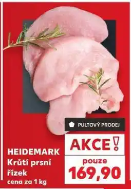 Kaufland HEIDEMARK Krůtí prsní řízek nabídka