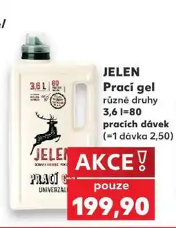 Kaufland Jelen prací gel nabídka