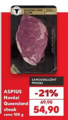 Kaufland ASPIUS Hovězí Queensland steak nabídka