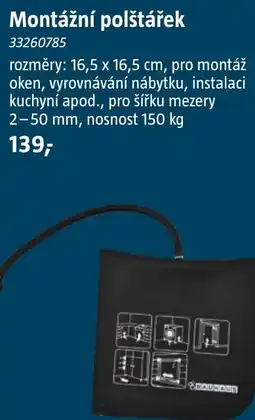 Bauhaus Bosch Montážní polštářek nabídka
