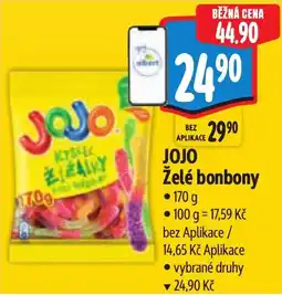 Albert Jojo želé bonbony nabídka