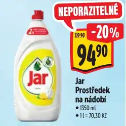 Albert Jar Prostředek na nádobí nabídka