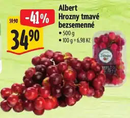 Albert Albert Hrozny tmavé bezsemenné nabídka