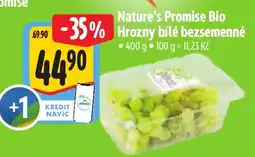 Albert Nature's Promise Bio Hrozny bílé bezsemenné nabídka