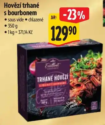 Excellent trhané hovězí s příchutí bourbonem