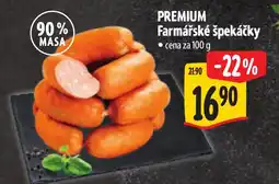 Albert Premium farmářské špekáčky nabídka
