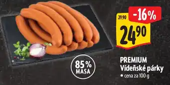 Albert Premium vídeňské párky nabídka