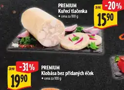Albert Premium kuřecí tlačenka nabídka