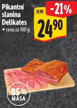 Albert Delikates Pikantní slanina nabídka