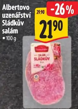 Albert Albertovo uzenárství sládkův salám nabídka