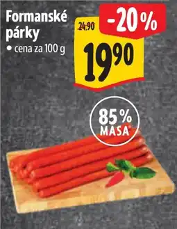 Albert Formanské párky nabídka