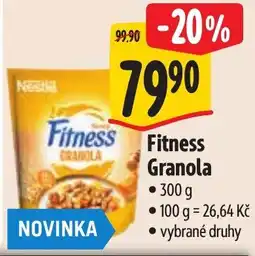 Albert Nestle Fitness Granola nabídka