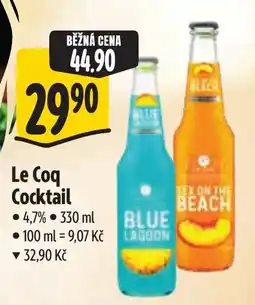 Albert Le Coq Cocktail nabídka