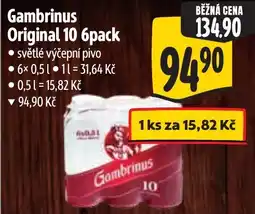 Albert Gambrinus Original 10 nabídka