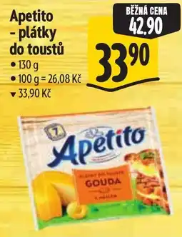 Albert Apetito - plátky do toustů nabídka