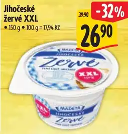 Albert Madeta jihočeské žervé XXL nabídka
