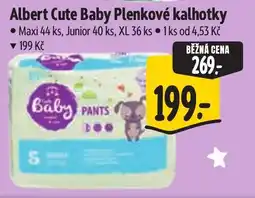 Albert Albert Cute Baby Plenkove kalhotky nabídka