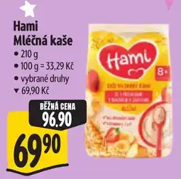 Albert Hami mléčná kaše nabídka