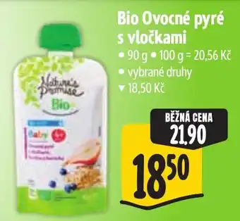 Albert Nature's Promise Bio Ovocné pyré s vločkami nabídka
