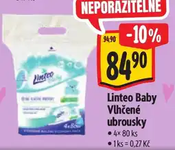 Albert Linteo Baby Vlhčené ubrousky nabídka