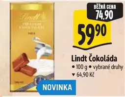 Albert Lindt Čokoláda nabídka