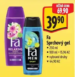 Albert Fa sprchový gel nabídka