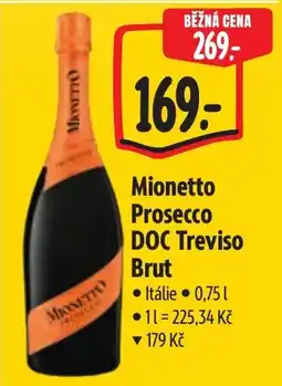 Albert Mionetto Prosecco DOC Treviso Brut nabídka