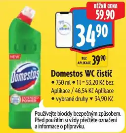 Albert Domestos WC čistič nabídka
