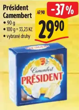 Albert President Camembert nabídka