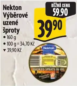 Albert Nekton výběrové uzené šproty nabídka