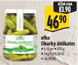 Albert efko Okurky delikates nabídka