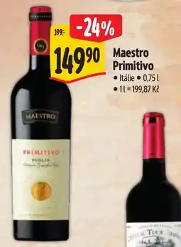 Albert Maestro Primitivo nabídka