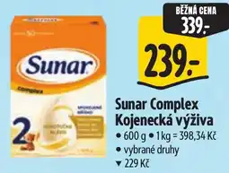 Albert Sunar Kojenecká výživa nabídka