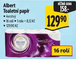 Albert Albert toaletní papír nabídka